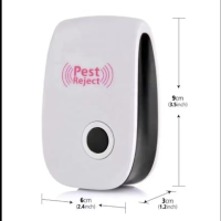 Customized logo Ultrasonic Mosquito Rejector Pest Repeller Plug-in Indoor Insect Pest Control Device Ultrasonic Mosquito Repel